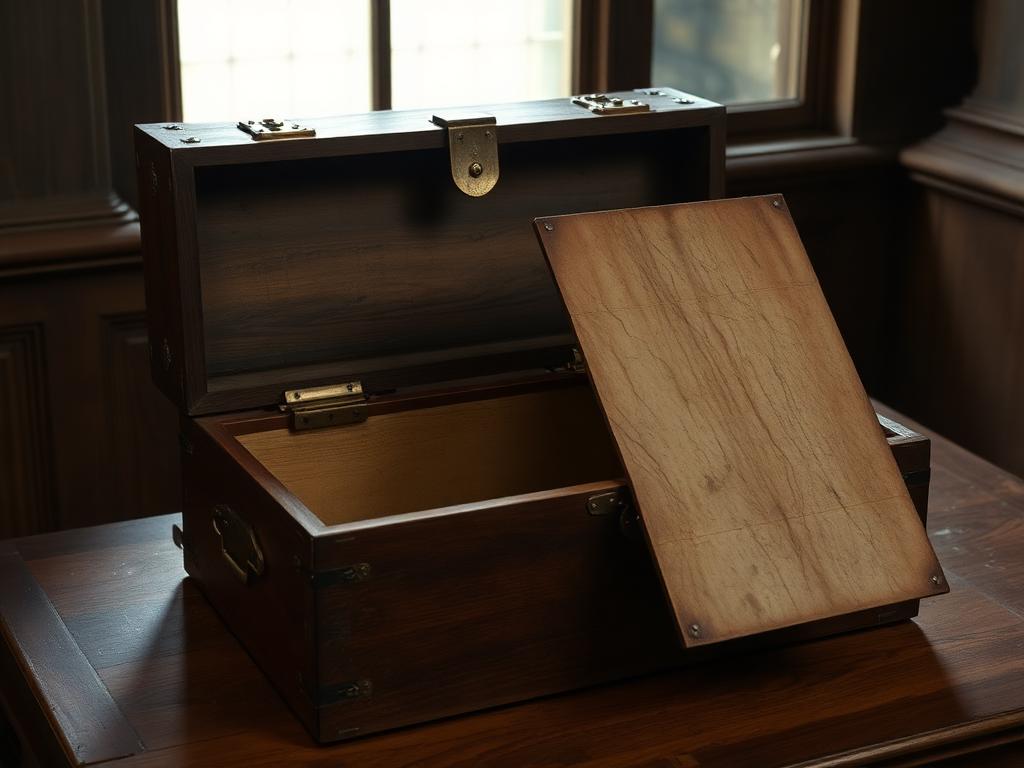 The box with a false bottom